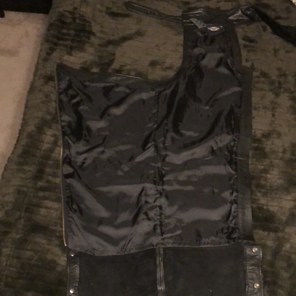 Harley Davidson Leather Chaps size XL - Picture 3 of 12